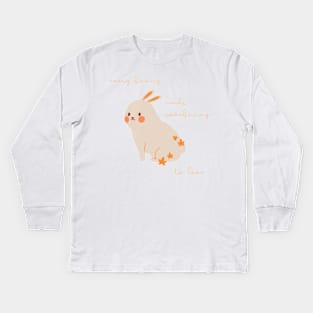 Rabbit Every Rabbit Needs Somebunny to Love Kids Long Sleeve T-Shirt